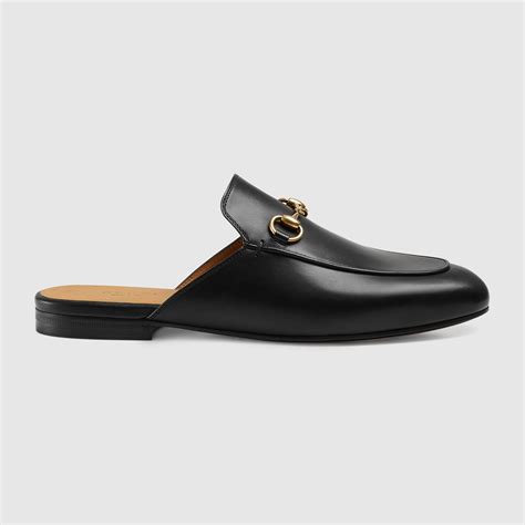 gucci brixton or princetown|Gucci princetown leather slipper women.